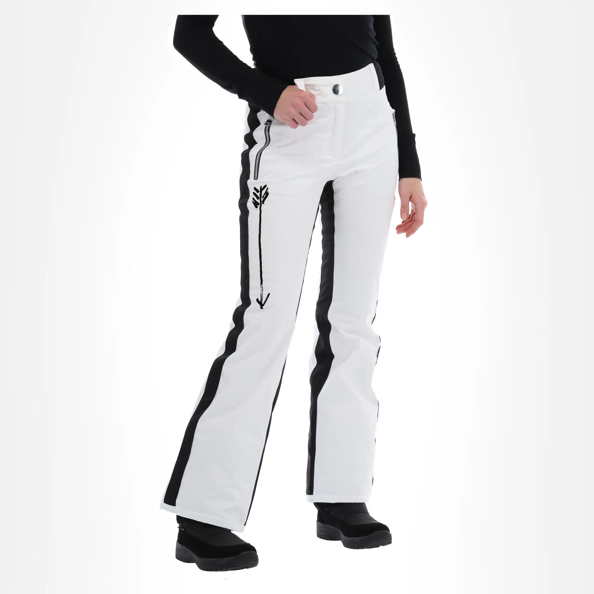 Rossignol, Stellar Jc De Castelbajac Skibroek Dames Wit 3 Rossignol, Stellar Jc De Castelbajac Skibroek Dames Wit