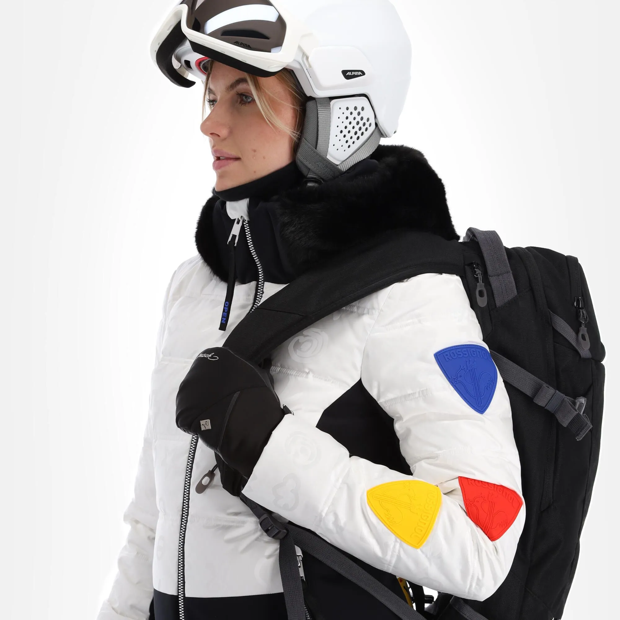 Rossignol, Twins Down Jc De Castelbajac Ski-jas Dames Wit 6 Rossignol, Twins Down Jc De Castelbajac Ski-jas Dames Wit - Afbeelding 4