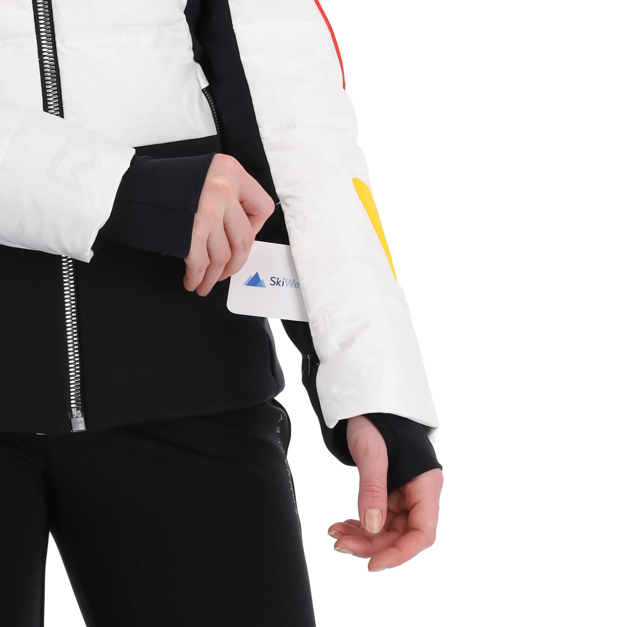 Rossignol, Twins Down Jc De Castelbajac Ski-jas Dames Wit 9 Rossignol, Twins Down Jc De Castelbajac Ski-jas Dames Wit - Afbeelding 7