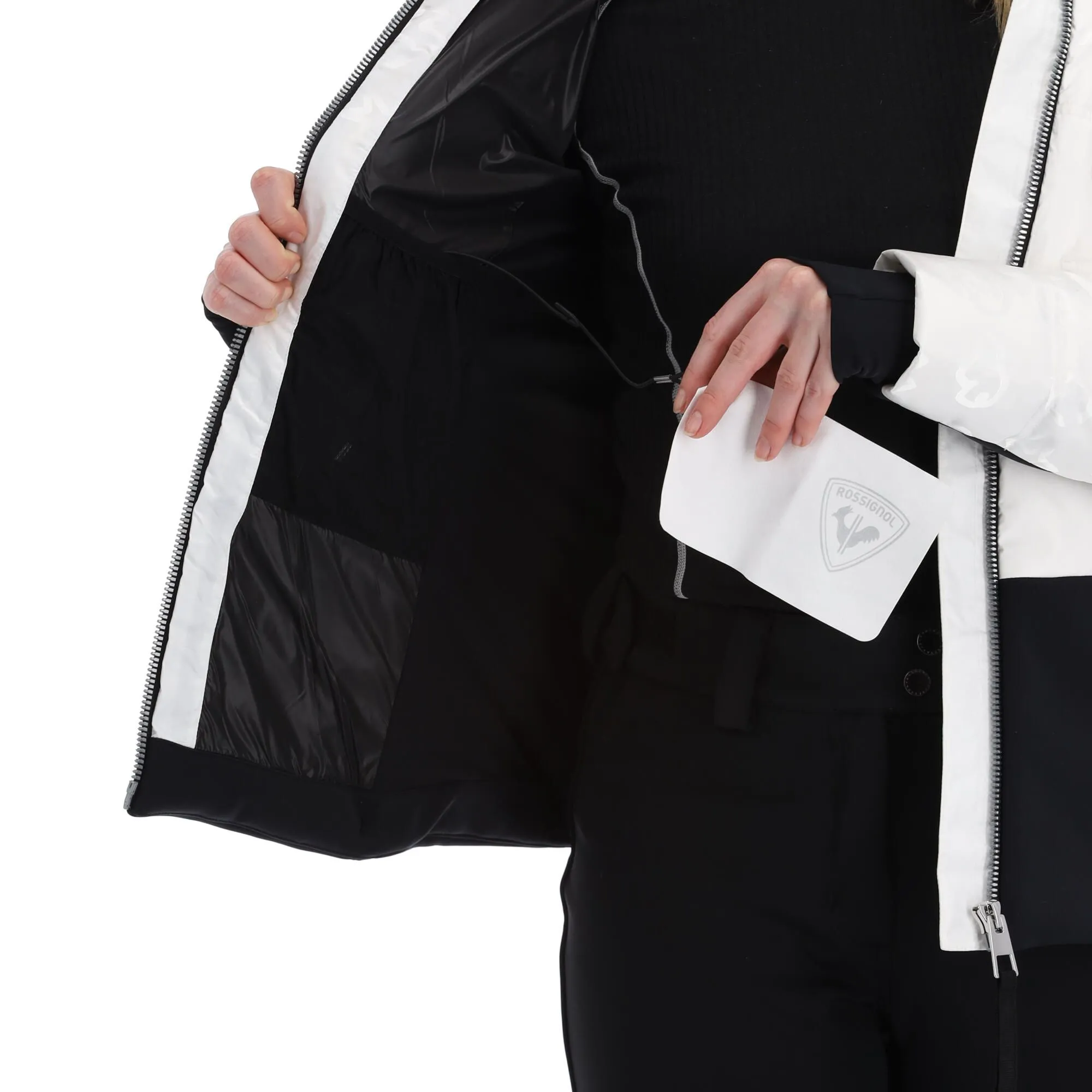 Rossignol, Twins Down Jc De Castelbajac Ski-jas Dames Wit 11 Rossignol, Twins Down Jc De Castelbajac Ski-jas Dames Wit - Afbeelding 9