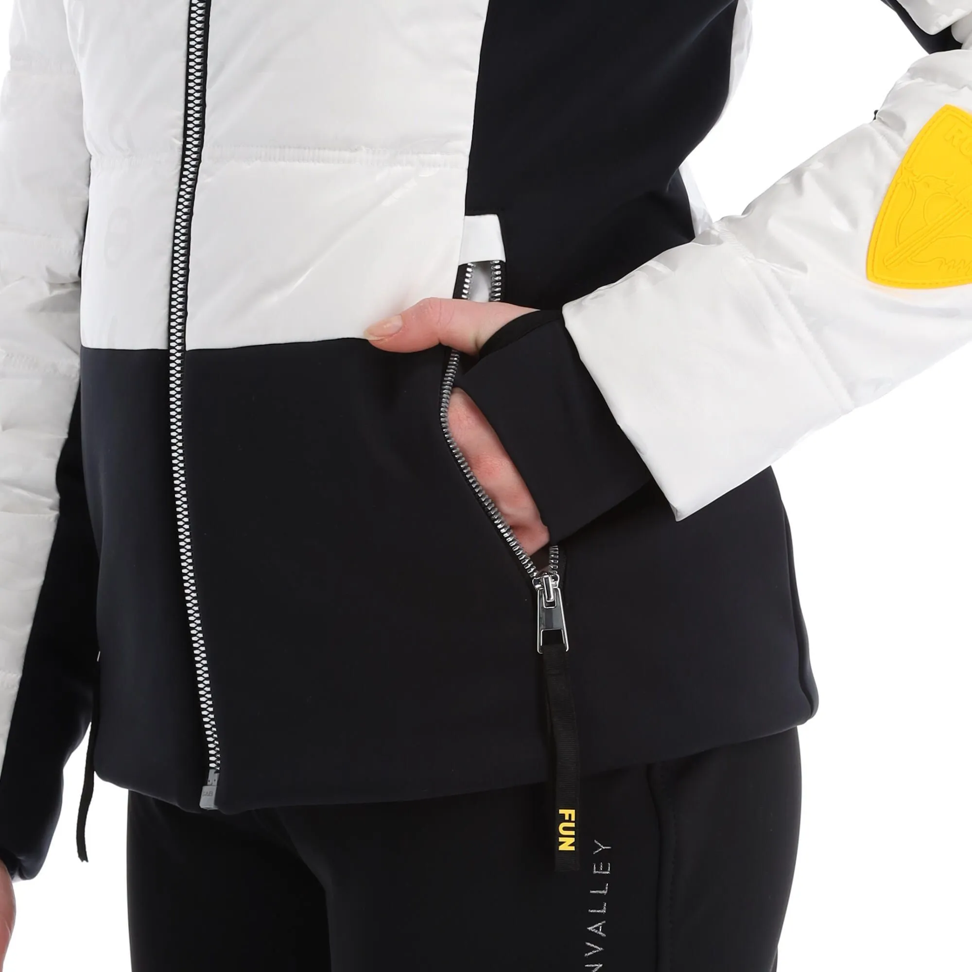 Rossignol, Twins Down Jc De Castelbajac Ski-jas Dames Wit 12 Rossignol, Twins Down Jc De Castelbajac Ski-jas Dames Wit - Afbeelding 10