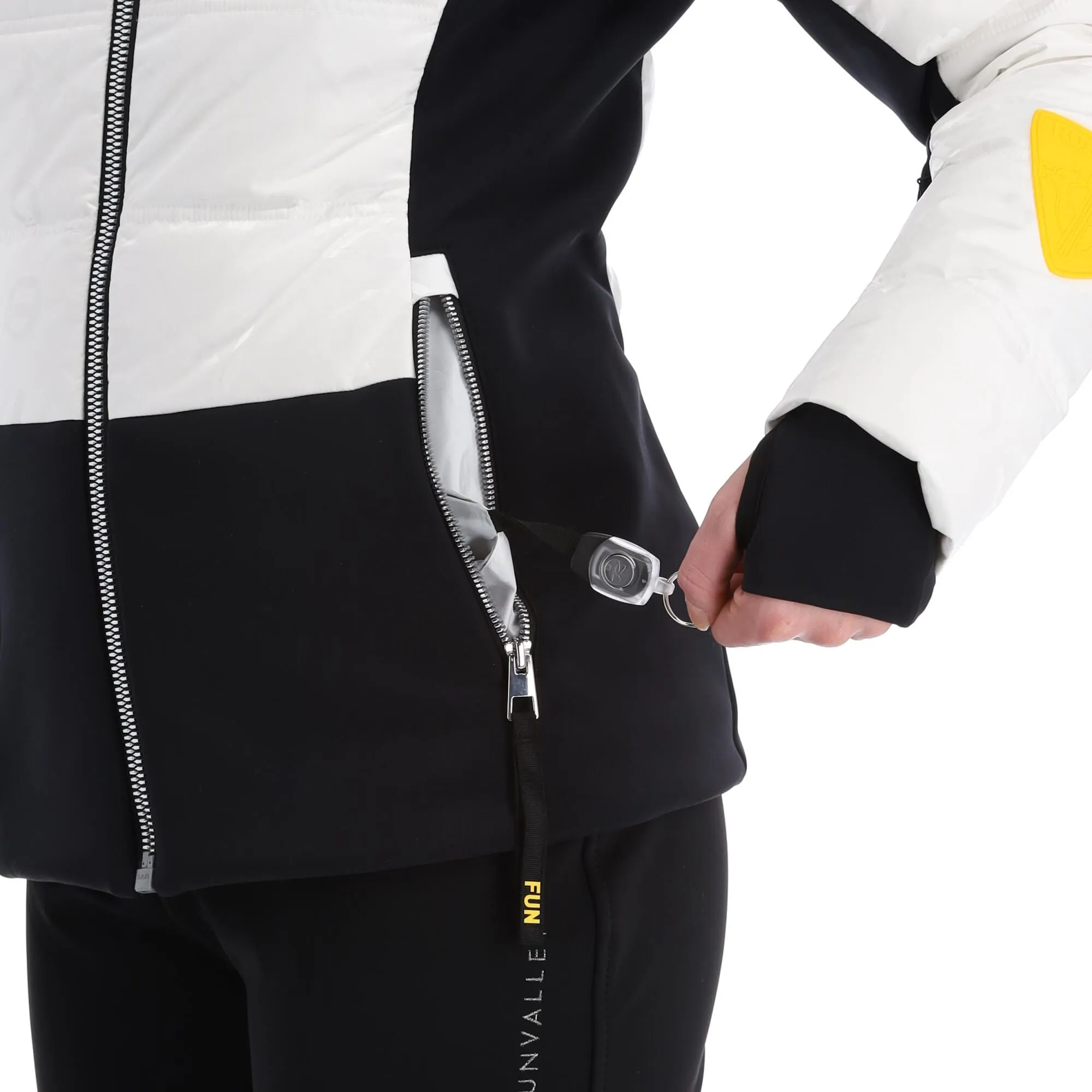 Rossignol, Twins Down Jc De Castelbajac Ski-jas Dames Wit 13 Rossignol, Twins Down Jc De Castelbajac Ski-jas Dames Wit - Afbeelding 11