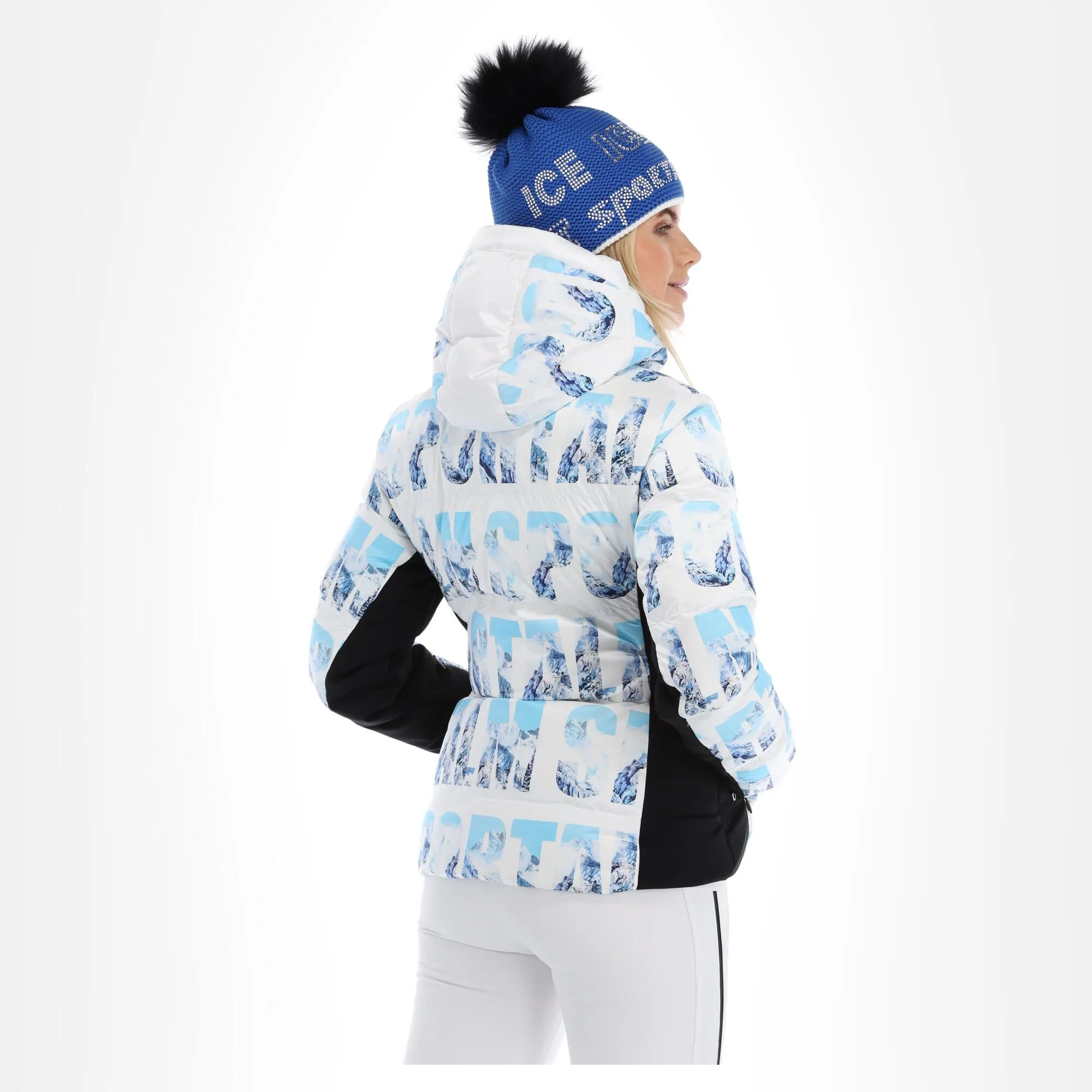 Sportalm Kitzbühel, 9820503185 Ski-jas Dames Optical Wit 4 Sportalm Kitzbühel, 9820503185 Ski-jas Dames Optical Wit - Afbeelding 2