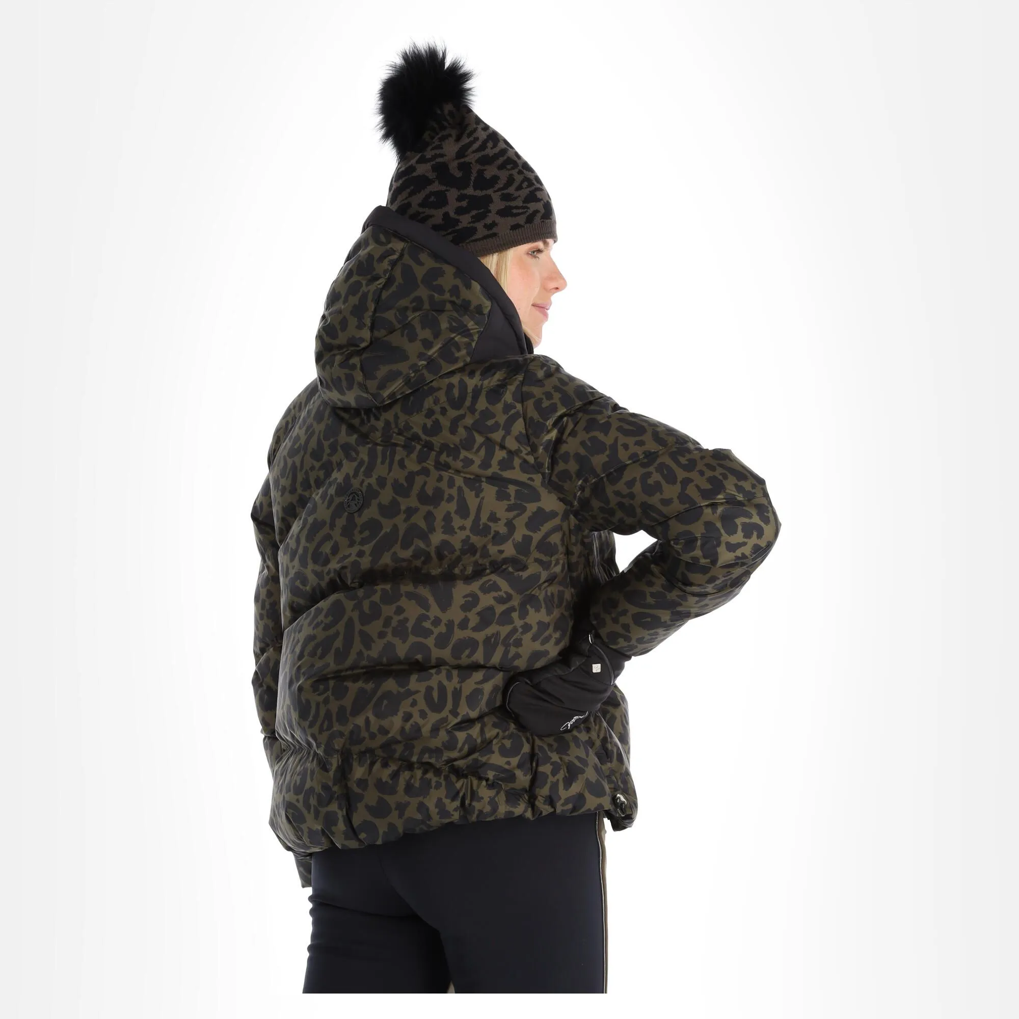 Sportalm Kitzbühel, 9820552135 Ski-jas Dames Olive Groen, Zwart 4 Sportalm Kitzbühel, 9820552135 Ski-jas Dames Olive Groen, Zwart - Afbeelding 2