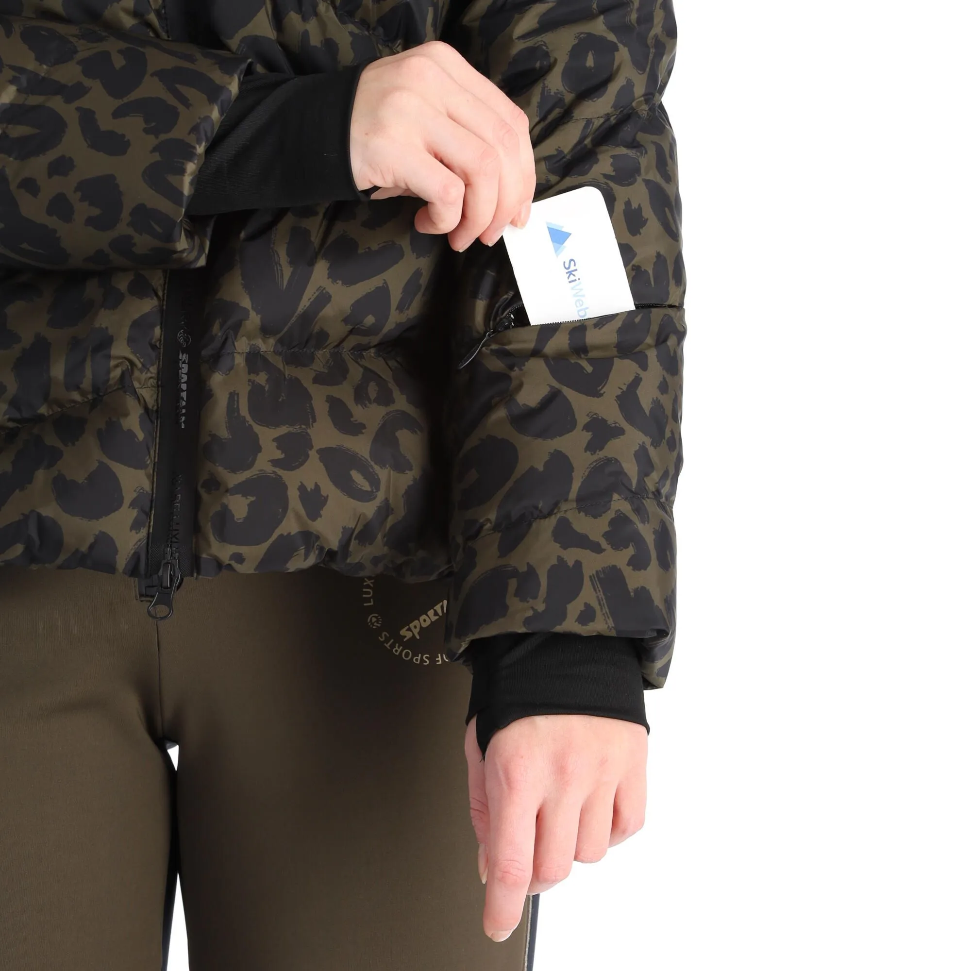 Sportalm Kitzbühel, 9820552135 Ski-jas Dames Olive Groen, Zwart 9 Sportalm Kitzbühel, 9820552135 Ski-jas Dames Olive Groen, Zwart - Afbeelding 7