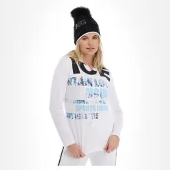 Sportalm Kitzbühel, 9823003758 Skipully Dames Optical Wit -Ski-Jassen Winkel sportalm kitzbuhel 9823003758 ga ski pully dames optical wit 22sport109v2 BI 04