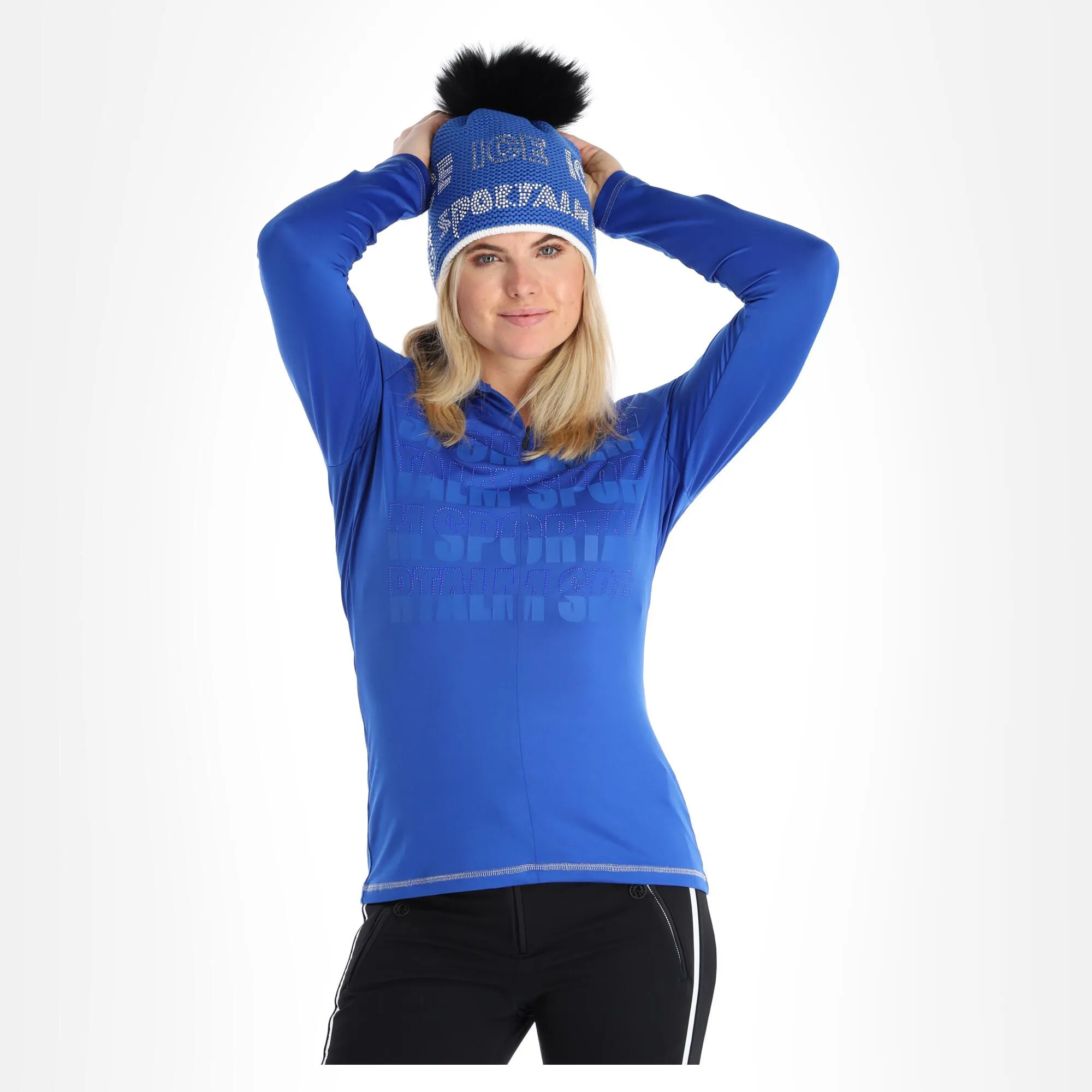 Sportalm Kitzbühel, 9823004758 Skipully Dames Cobalt Blauw 5 Sportalm Kitzbühel, 9823004758 Skipully Dames Cobalt Blauw - Afbeelding 3