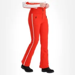 Sportalm Kitzbühel, 9828003540 Softshell Skibroek Dames Carmine Rood -Ski-Jassen Winkel sportalm kitzbuhel 9828003540 bc skibroek softshell dames carmine 22sport117v2 BI 04
