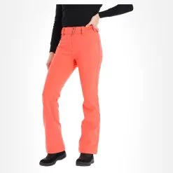 Sun Valley, Irimo Softshell Skibroek Dames Coral Rood