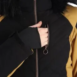 Sun Valley, Kors Ski-jas Dames Zwart -Ski-Jassen Winkel sun valley kors aa jas gevoerd dames zwart 22suva108v1 BI 13