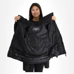 Superdry, Snow Luxe Puffer Ski-jas Dames Zwart -Ski-Jassen Winkel superdry snow luxe puffer ad midlayer dons jas dames zwart 22super110v2 BI 06