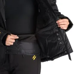 Superdry, Snow Luxe Puffer Ski-jas Dames Zwart -Ski-Jassen Winkel superdry snow luxe puffer ad midlayer dons jas dames zwart 22super110v2 BI 10