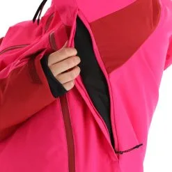 Tenson, Aerismo Jackorak Ski-jas Dames Cerise Rood -Ski-Jassen Winkel tenson aerismo jackorak aa jas gevoerd dames cerise rood 22tenso103v1 BI 12
