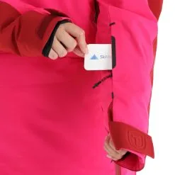 Tenson, Aerismo Jackorak Ski-jas Dames Cerise Rood -Ski-Jassen Winkel tenson aerismo jackorak aa jas gevoerd dames cerise rood 22tenso103v1 BI 13