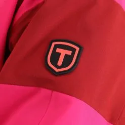 Tenson, Aerismo Jackorak Ski-jas Dames Cerise Rood -Ski-Jassen Winkel tenson aerismo jackorak aa jas gevoerd dames cerise rood 22tenso103v1 BI 17