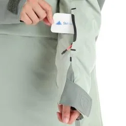 Tenson, Aerismo Jackorak Ski-jas Dames Grey Groen -Ski-Jassen Winkel tenson aerismo jackorak aa jas gevoerd dames grey groen 22tenso103v2 BI 07