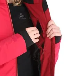 Tenson, Core Ski Jacket Ski-jas Dames Cerise Rood -Ski-Jassen Winkel tenson core ski jacket aa jas gevoerd dames cerise rood AA21ten107a BI 13