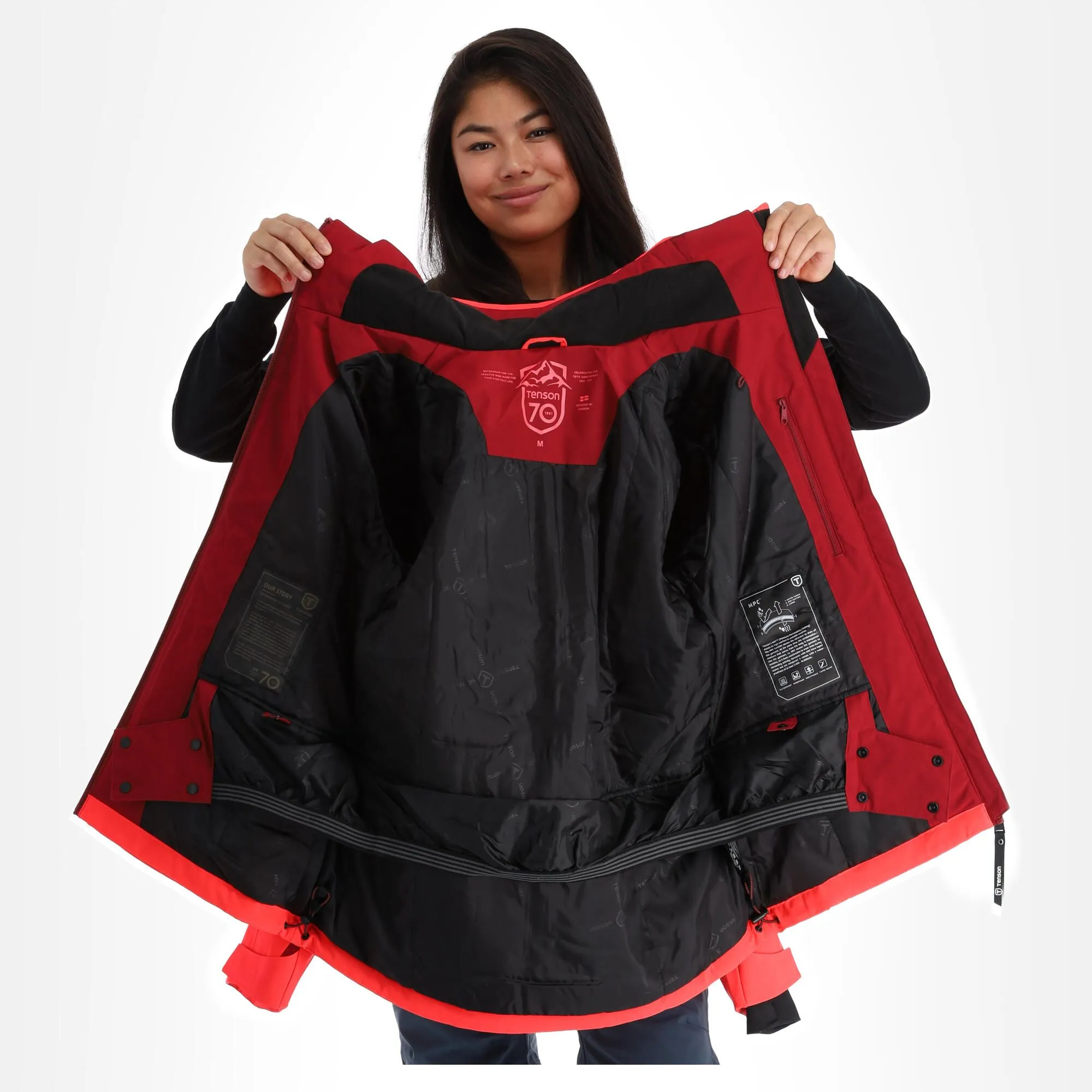 Tenson, Core Ski Jacket Ski-jas Dames Coral Roze 7 Tenson, Core Ski Jacket Ski-jas Dames Coral Roze - Afbeelding 5