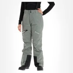 Tenson, Core Ski Pants Skibroek Dames Grey Groen -Ski-Jassen Winkel tenson core ski pants ba skibroek gevoerd dames grey groen 22tenso105v3 BI 02