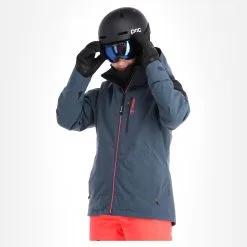Tenson, Core Ski Jacket Ski-jas Dames Dark Blauw -Ski-Jassen Winkel tenson corepc plus jkt aa jas gevoerd dames dark blauw AA21ten107b BI 04