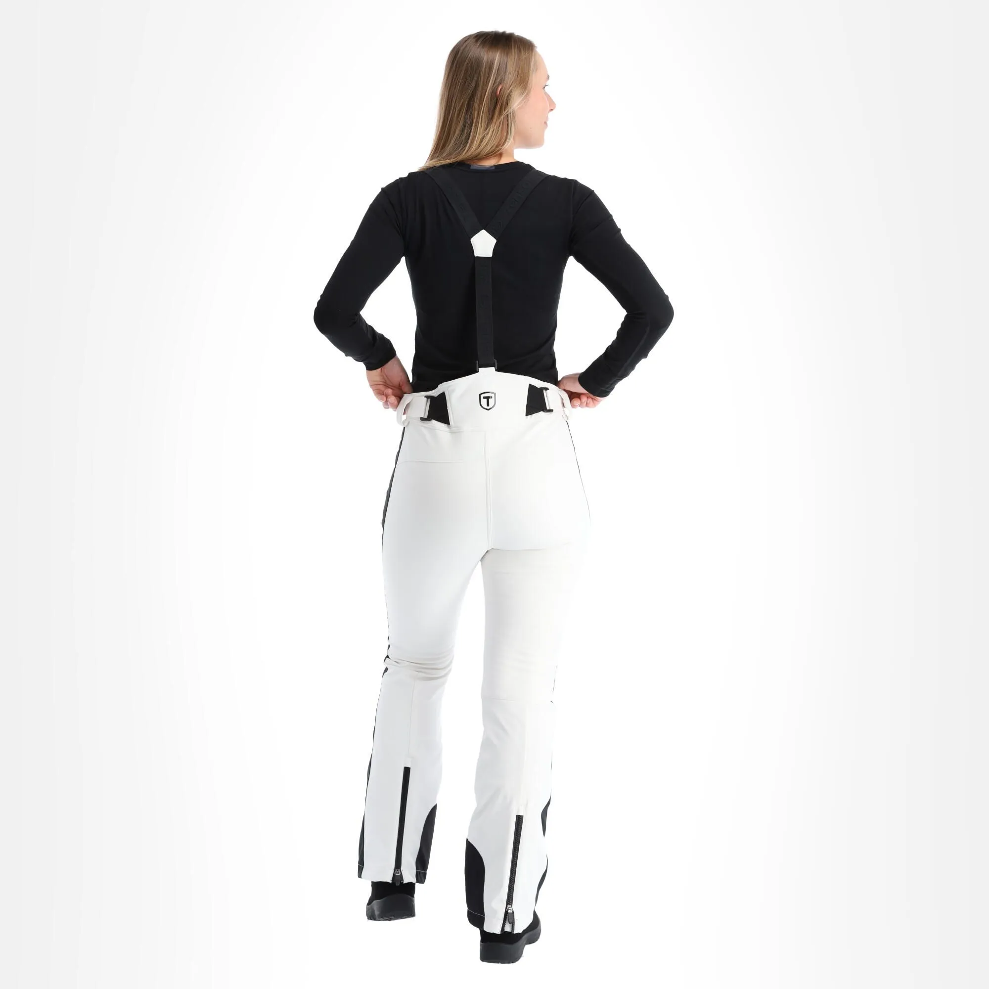 Tenson, Softshell Ski Pants Softshell Skibroek Dames Wit 4 Tenson, Softshell Ski Pants Softshell Skibroek Dames Wit - Afbeelding 2